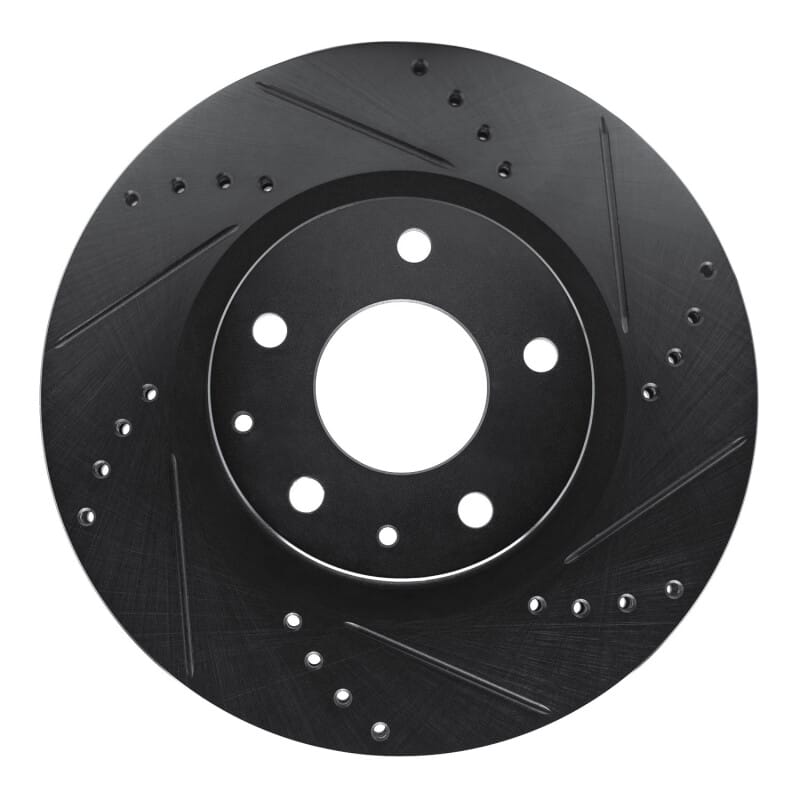 R1 Concepts — R1 19-25 Mazda CX-30 Front Right Drilled & Slotted Black Brake Rotor
R1 Brake Rotor Drill