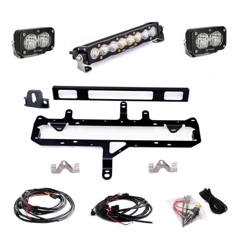 Baja Designs — Baja Designs 2024+ Toyota Tacoma S8 Series 10in Grille Conversion Light Kit