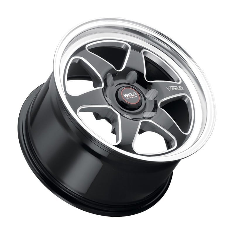 Weld — Weld S156 20x11 Ventura 6 Drag 6x127 ET36 BS7.375 Gloss BLK MIL DIA 78.1