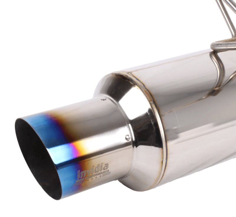 Invidia — Invidia 2022+ Subaru WRX Single N1 Titanium Burnt Tip Cat-back Exhaust
