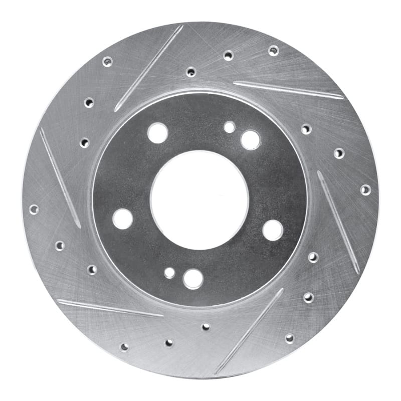 R1 Concepts — R1 98-98 Eagle TALON Front Left Drilled & Slotted Silver Brake Rotor
R1 Brake Rotor Drill