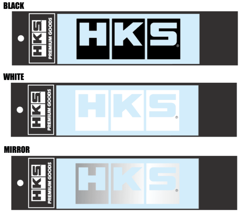 HKS — HKS LOGO Sticker W135 BLACK