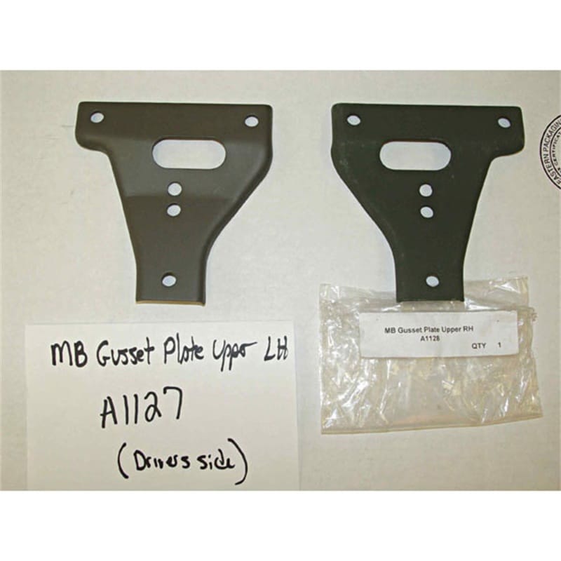 OMIX — Omix Front Bumper Upper Gusset LH- 41-45 Willys MB & GPW
BmprMntingBrkt