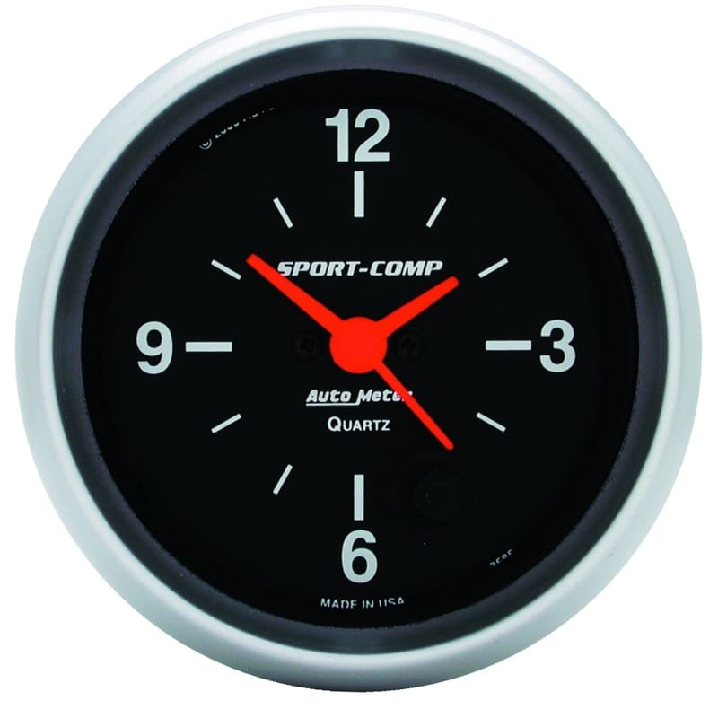 AutoMeter — Autometer 2-5/8in 12 Hour Analog Clock Gauge
2-5/8" CLOCK, 12 VOL