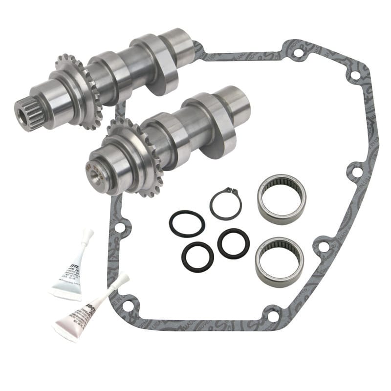 S&S Cycle — Type: 625C; Timing Open: Intake 20º/Exhaust 60º; Timing Closed: Intake 55º/Exhaust 20º; Duration at 0.053: Intake 255º/Exhaust 260º; Valve Lift : Intake 0.625"/Exhaust 0.625"; Lift at TDC: Intake 0.189"/Exhaust 0.184"