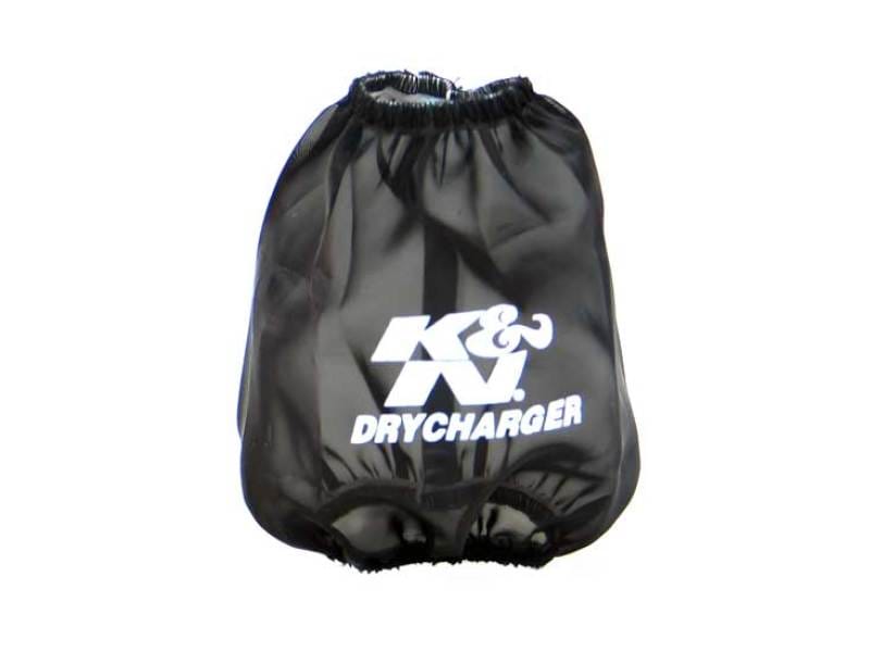 K&N Engineering — K&N Drycharger Round Tapered Air Filter Wrap - Black 5.125in Base ID x 3.5in Top ID x 6in H