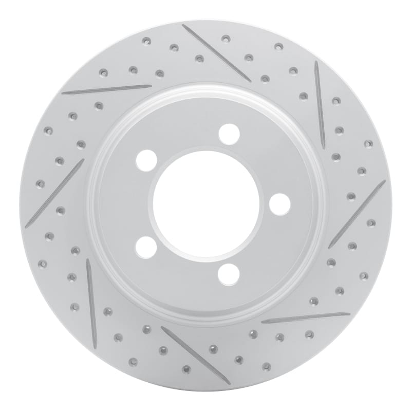 R1 Concepts — R1 67-67 Ford Country Squire Front Right Drilled & Slotted Geo-Carbon Rotor