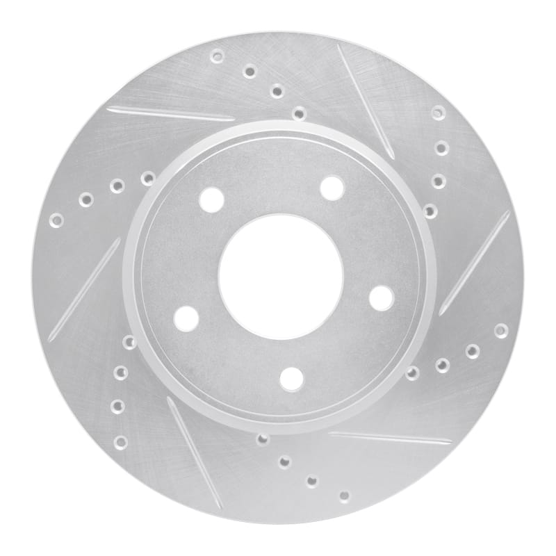 R1 Concepts — R1 11-25 Chevrolet City Express Front Right Drilled & Slotted Silver Brake Rotor
R1 Brake Rotor Drill