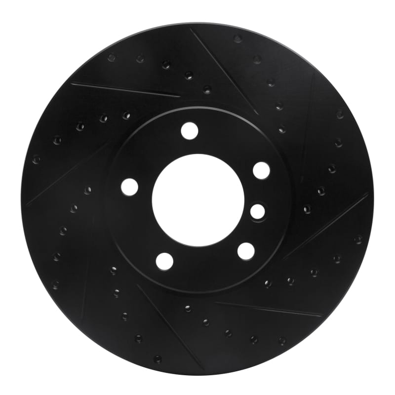 R1 Concepts — R1 00-03 BMW 530I Front Right Drilled & Slotted Black Brake Rotor
R1 Brake Rotor Drill