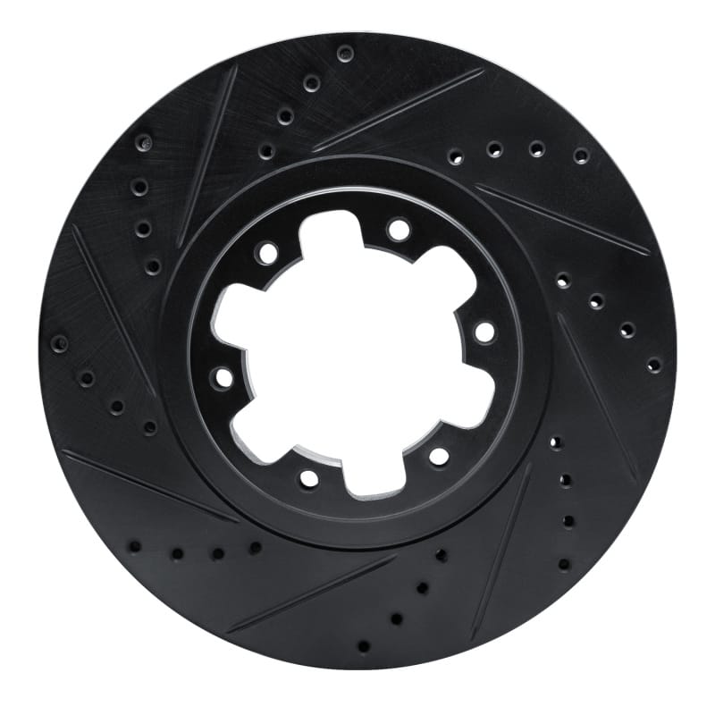 R1 Concepts — R1 98-04 Infiniti QX4 Front Left Drilled & Slotted Black Brake Rotor
R1 Brake Rotor Drill