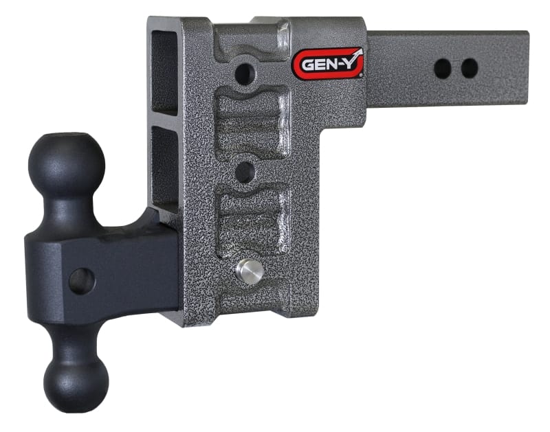 GEN-Y Hitch — Gen-Y Mega Duty 2.5in Shank 6in Drop 3K TW 21K Hitch w/GH-061 Dual-Ball
Drop Hitch