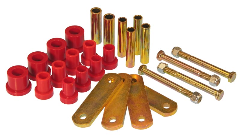 Prothane — Prothane Chrysler SS Conv HD Spring & Shackles Bushings - Red
SPRING/SHACKLE BUSH