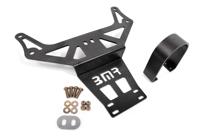 BMR Suspension — BMR 15-18 Dodge Challenger (Auto Trans) Hellcat/Demon Driveshaft Safety Loop - Black Hammertone