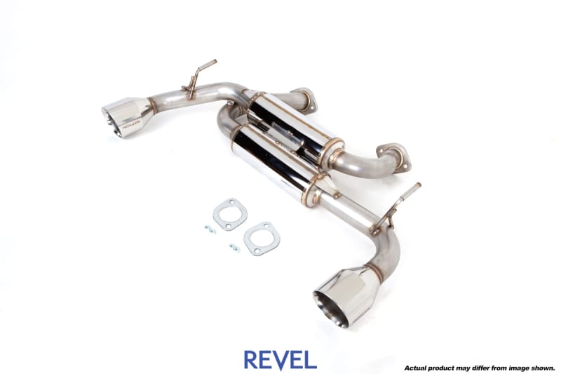 Revel — Revel Medallion Touring-S Catback Exhaust - Dual Muffler / Axle Back 2017 Infiniti Q60 3.0t RWD