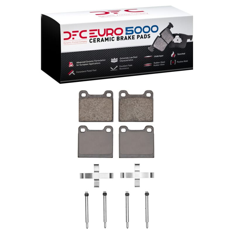 DFC — DFC 75-04 Volvo S70 Series Rear Euro 5000 Ceramic Brake Pads and Hardware Kit
DFC EURO Pads + HW