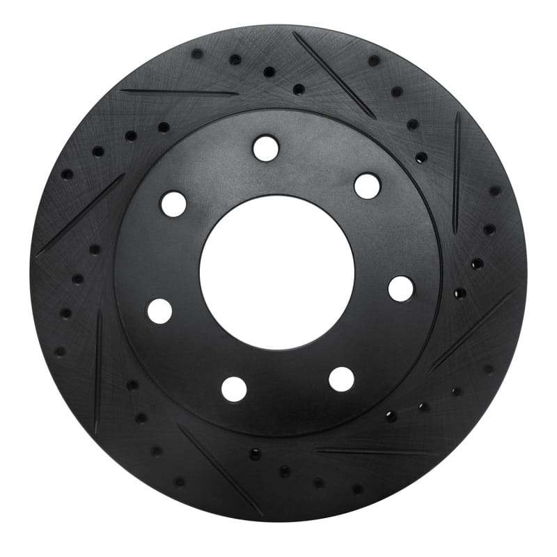 R1 Concepts — R1 97-04 Ford F-150 4WD Front Right Drilled & Slotted Black Brake Rotor
R1 Brake Rotor Drill