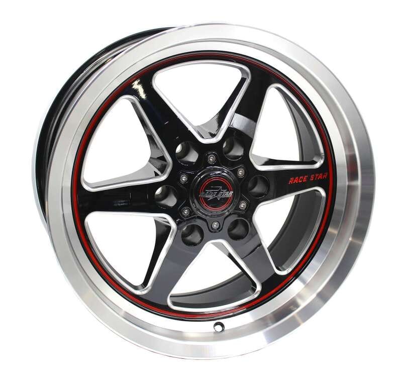 Race Star — Race Star 93 Truck Star 17x9.5 6x135 BC 6.18BS Black/Machined Black Wheel