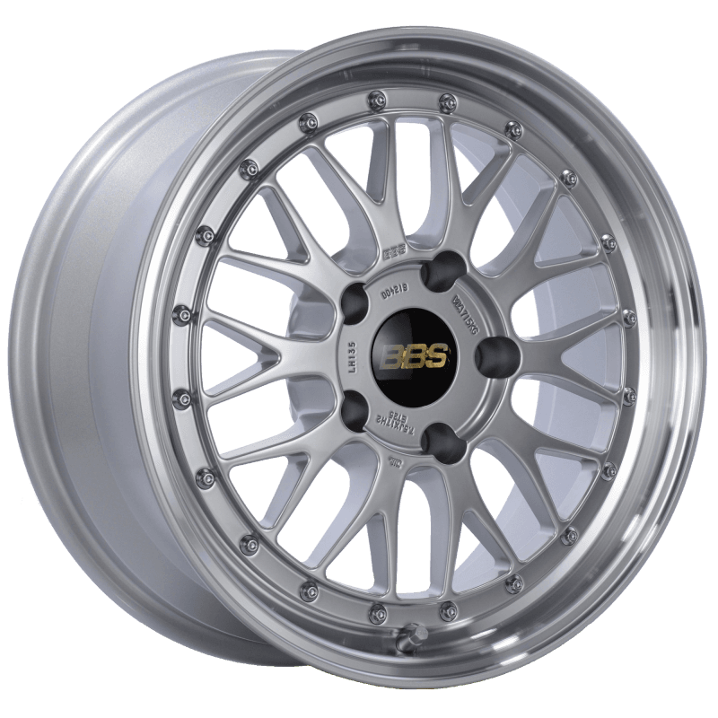 BBS — BBS LM 17x7.5 5x130 ET28 CB71.6 Diamond Silver Center Diamond Cut Lip Wheel