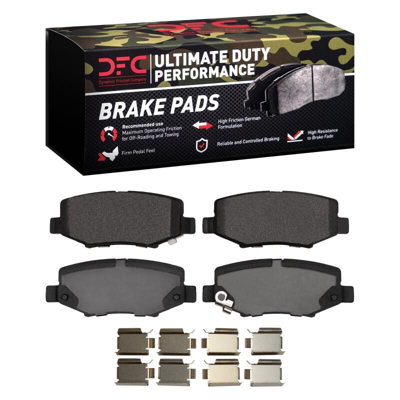 DFC — DFC 07-18 Dodge Nitro Rear Ultimate Duty Performance Brake Pads and Hardware Kit
DFC Brake Pad Set