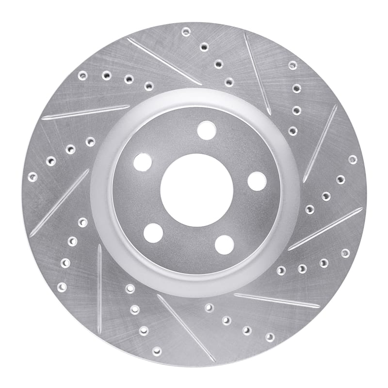 R1 Concepts — R1 17-20 Lincoln MKZ Front Right Drilled & Slotted Silver Brake Rotor
R1 Brake Rotor Drill