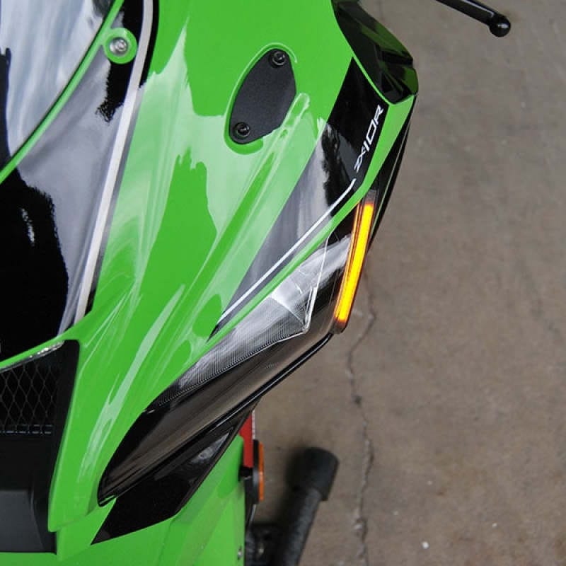 New Rage Cycles — New Rage Cycles 16-20 Kawasaki ZX-10R Front LED Turn Signals