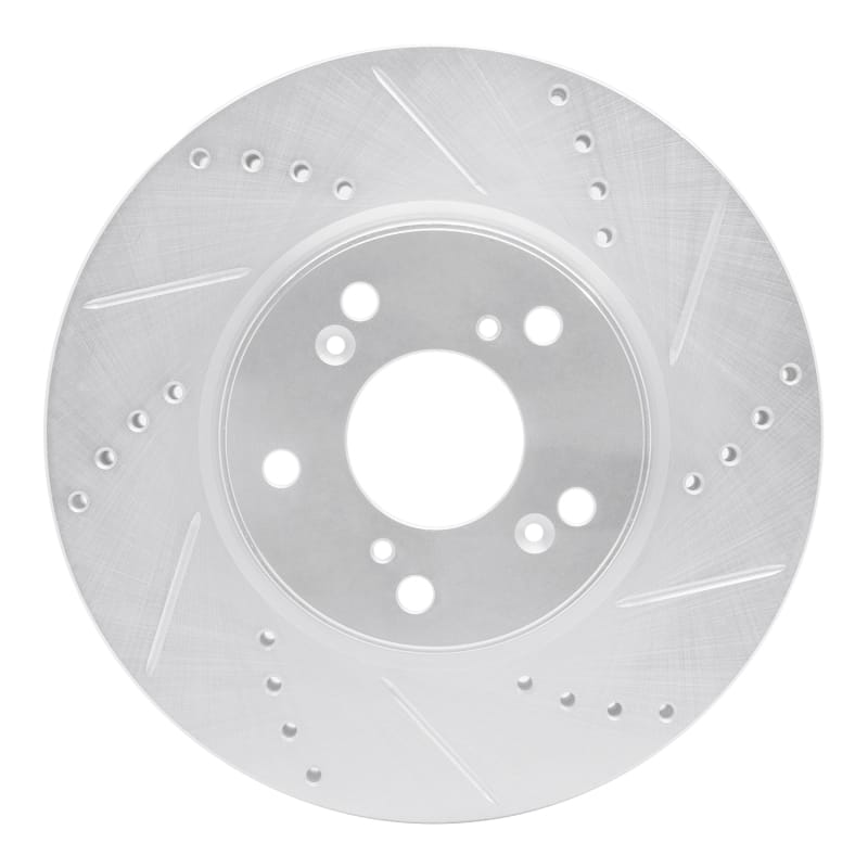 R1 Concepts — R1 13-25 Honda Accord Coupe Front Right Drilled & Slotted Silver Brake Rotor
R1 Brake Rotor Drill