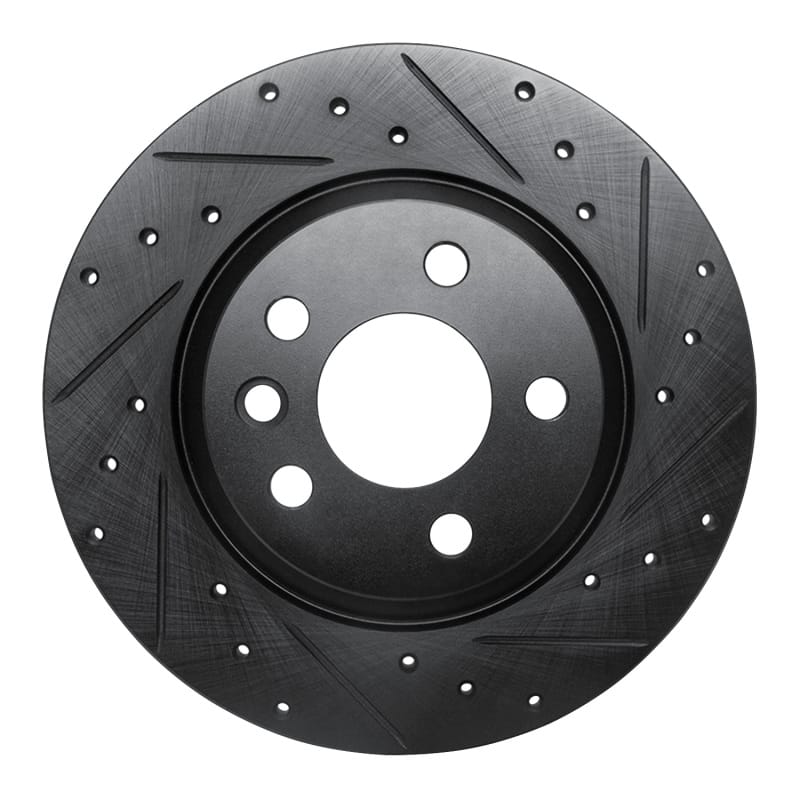 R1 Concepts — R1 2001-2003 Volkswagen EuroVan Rear Right Drilled & Slotted Black Brake Rotor
R1 Brake Rotor Drill