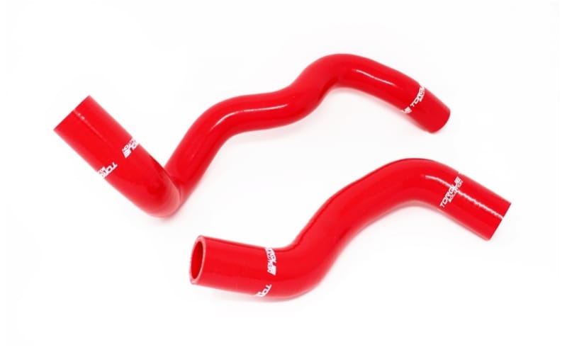 Torque Solution — Torque Solution 2016+ Ford Focus RS Silicone Radiator Hose Kit - Red