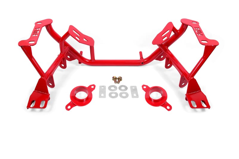 BMR Suspension — BMR 96-04 Ford Mustang K-Member Standard Version w/ Spring Perches - Red