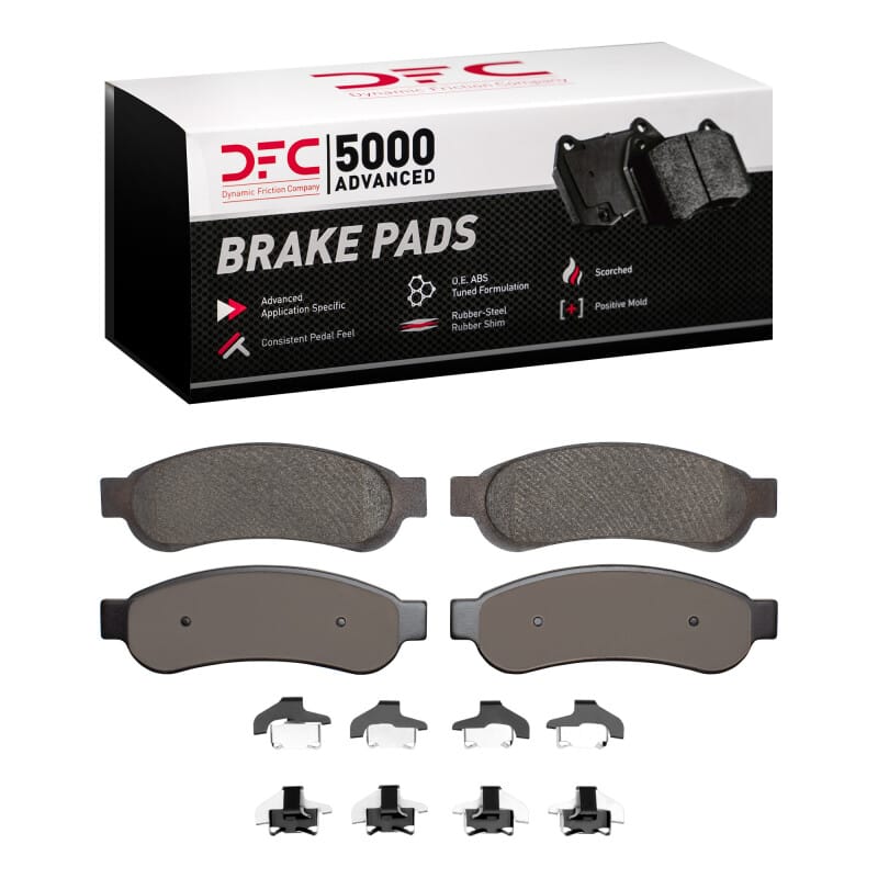 DFC — DFC 05-10 Ford F-350 Super Duty 2WD Rear 5000 Advanced Semi Metallic Brake Pads and Hardware Kit
DFC Brake Pad Set