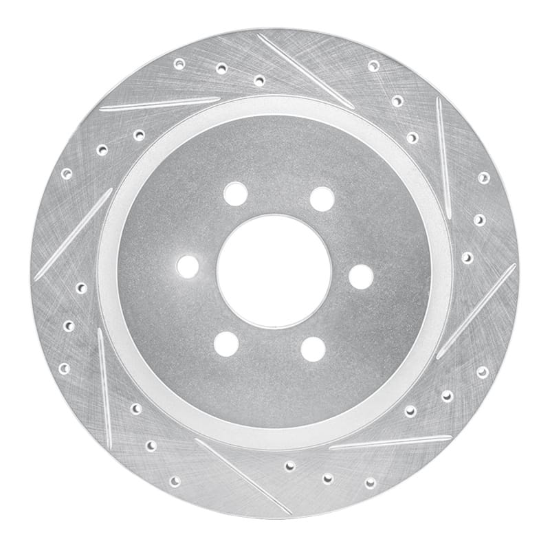 R1 Concepts — R1 92-02 Dodge Viper Rear Right Drilled & Slotted Silver Brake Rotor
R1 Brake Rotor Drill
