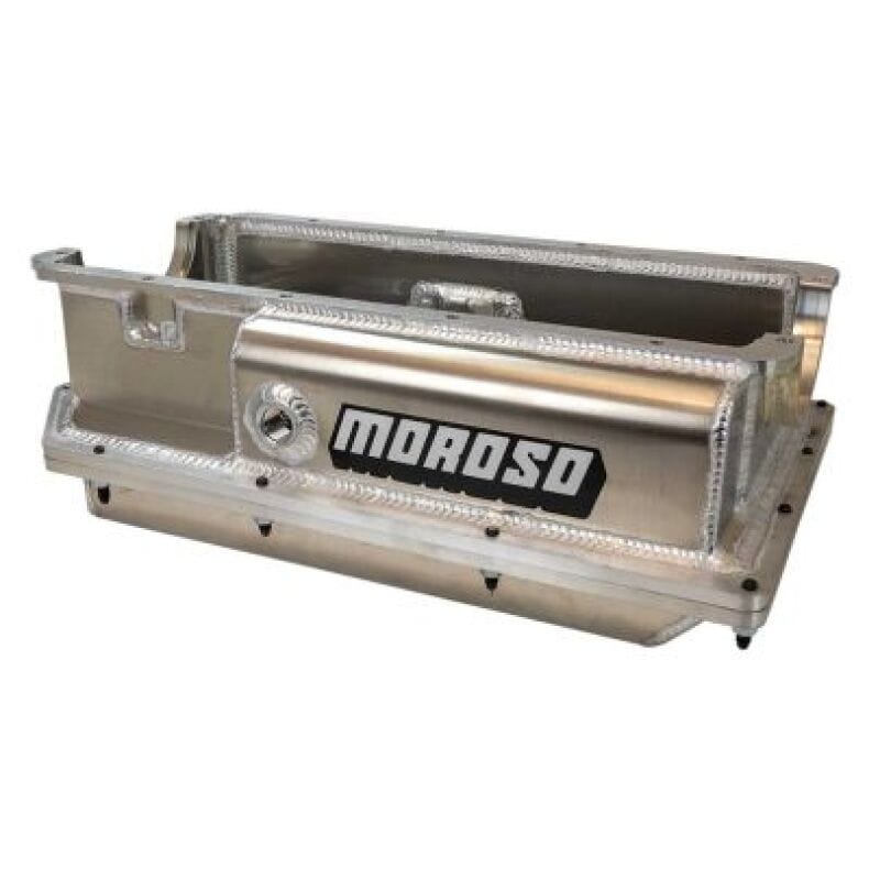 Moroso — Moroso Energy Mfg 351W/SBF 351W 2 Piece 4 Pickup Dry Sump 7.25in Aluminum Oil Pan
