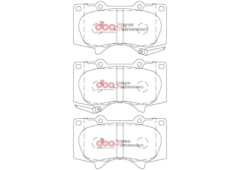 DBA — DBA 2015+ Toyota Fortuner XP Performance Brake Pads
Brake Pad