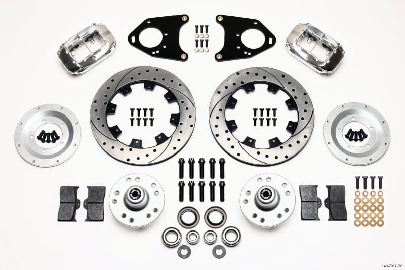 Wilwood — Wilwood Forged Dynalite Front Kit 12.19in Drilled Polished 71-80 Pinto/Mustang II Disc & Drum
BRAKE KIT