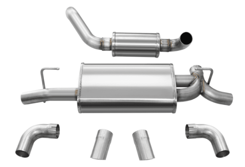 CORSA Performance — Corsa 2018-2025 Jeep Wrangler JL 2.5in Dual Rear Turn Down Exit Touring Axle-Back Exhaust
cor21015
Exhaust