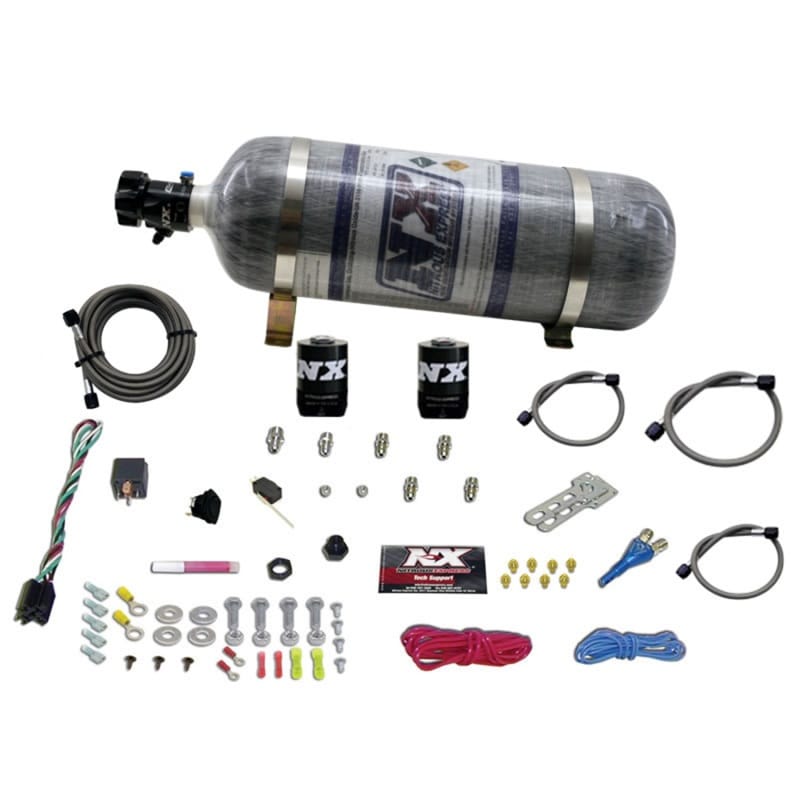 Nitrous Express — Nitrous Express GM EFI Race Single Nozzle Nitrous Kit (100-250HP) w/Composite Bottle
Injection System Kit
N2OSys