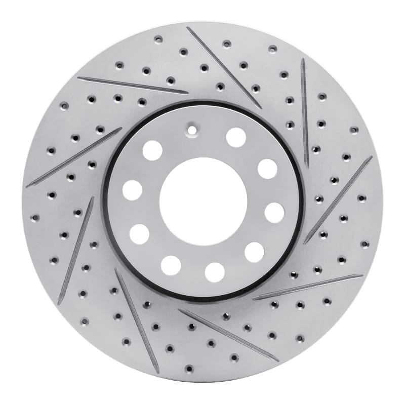 R1 Concepts — R1 92-08 Audi A4 (Mexico) Front Right Drilled & Slotted Geo-Carbon Rotor