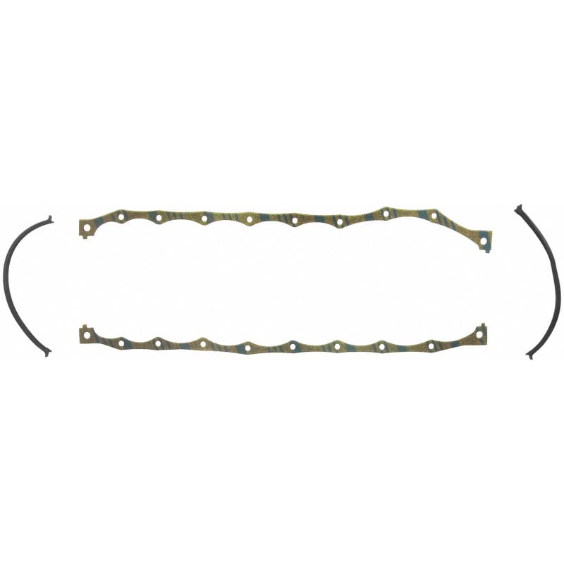 Fel-Pro — Fel-Pro Lincoln Mark V OS 30227 C Engine Oil Pan Gasket Set Blue Stripe cork-rubber