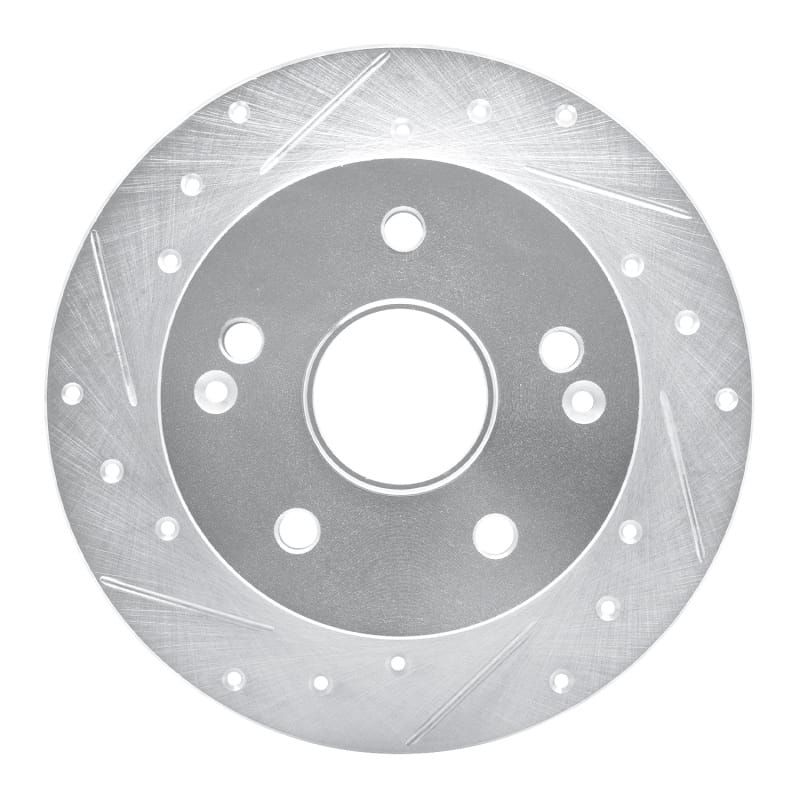 R1 Concepts — R1 96-98 Acura TL Rear Left Drilled & Slotted Silver Brake Rotor
R1 Brake Rotor Drill