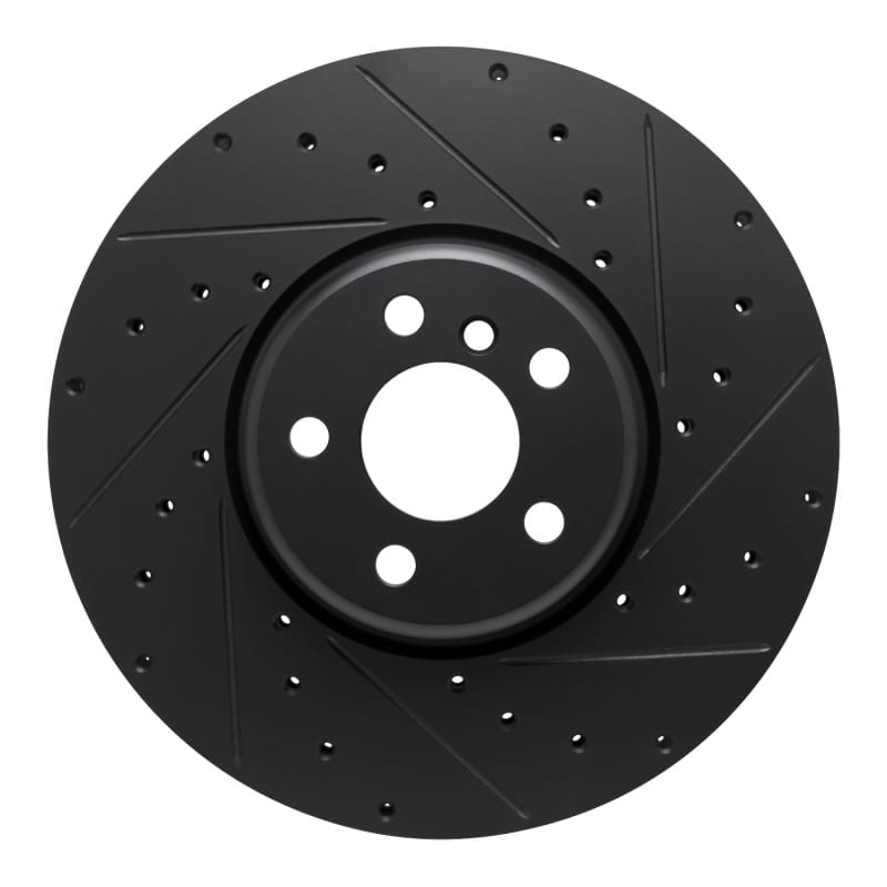 R1 Concepts — R1 16-25 BMW 330e Left Front Drilled & Slotted Black Brake Rotor
R1 Brake Rotor Drill