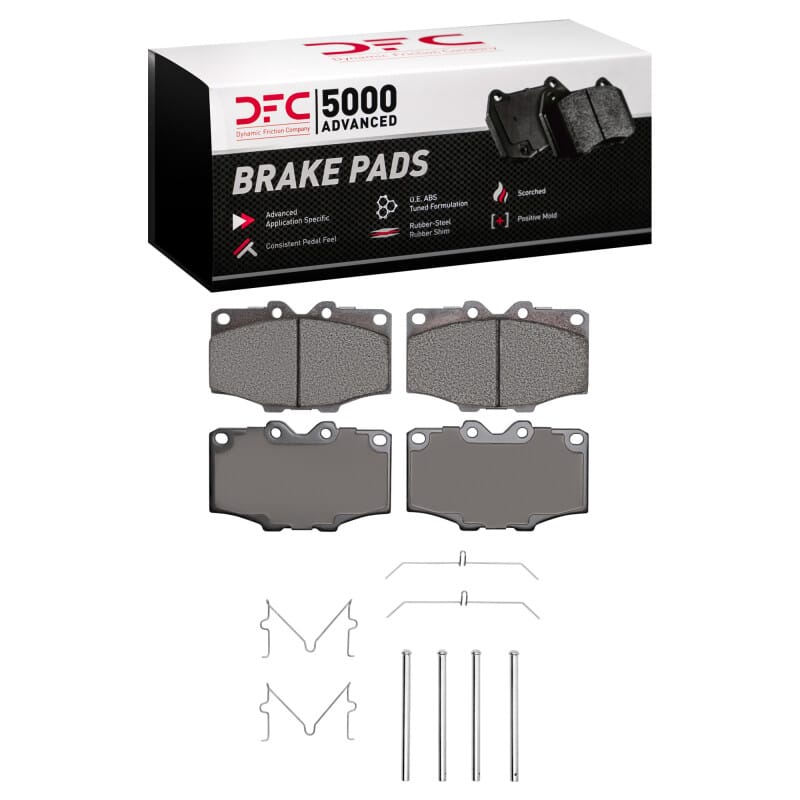 DFC — DFC 76-89 Toyota Pickup Front 5000 Advanced Ceramic Brake Pads and Hardware Kit
DFC Brake Pad Set