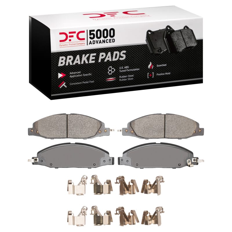 DFC — DFC 24-25 Ford Mustang Front 5000 Advanced Ceramic Brake Pads and Hardware Kit
DFC Brake Pad Set