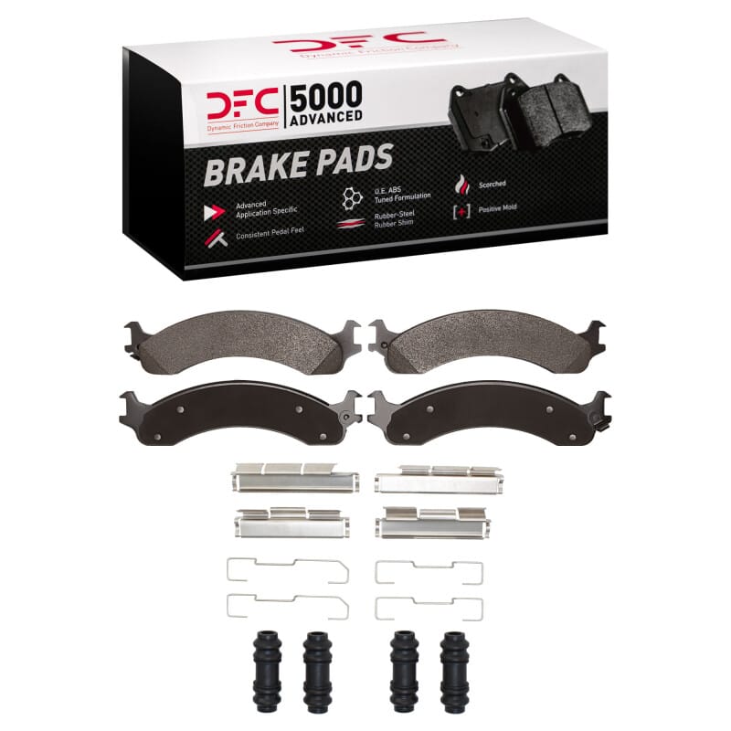 DFC — DFC 00-02 Dodge Ram 4000 (Mexico) Front 5000 Advanced Semi Metallic Brake Pads and Hardware Kit
DFC Brake Pad Set