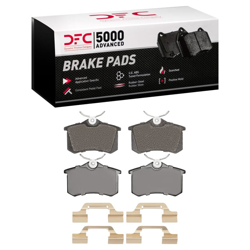 DFC — DFC 04-05 Volkswagen Jetta Sedan Rear 5000 Advanced Ceramic Brake Pads and Hardware Kit
DFC Brake Pad Set