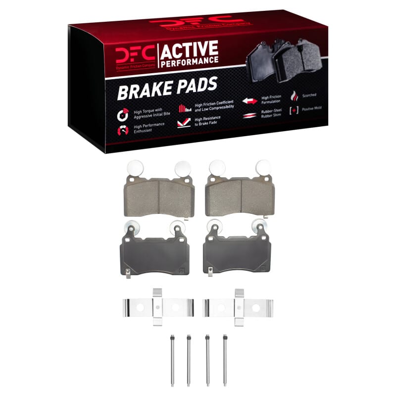 DFC — DFC 10-15 Chevrolet Camaro Front Active Performance Pads and Hardware Kit
DFC Brake Pad Set