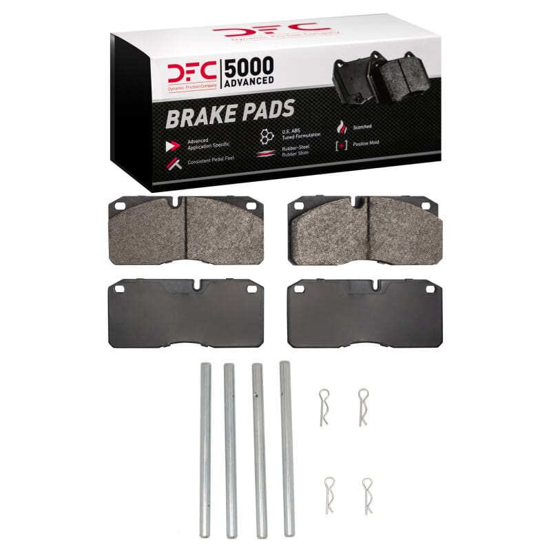 DFC — DFC 87-12 Damon Daybreak Rear/Front 5000 Advanced Semi Metallic Brake Pads and Hardware Kit