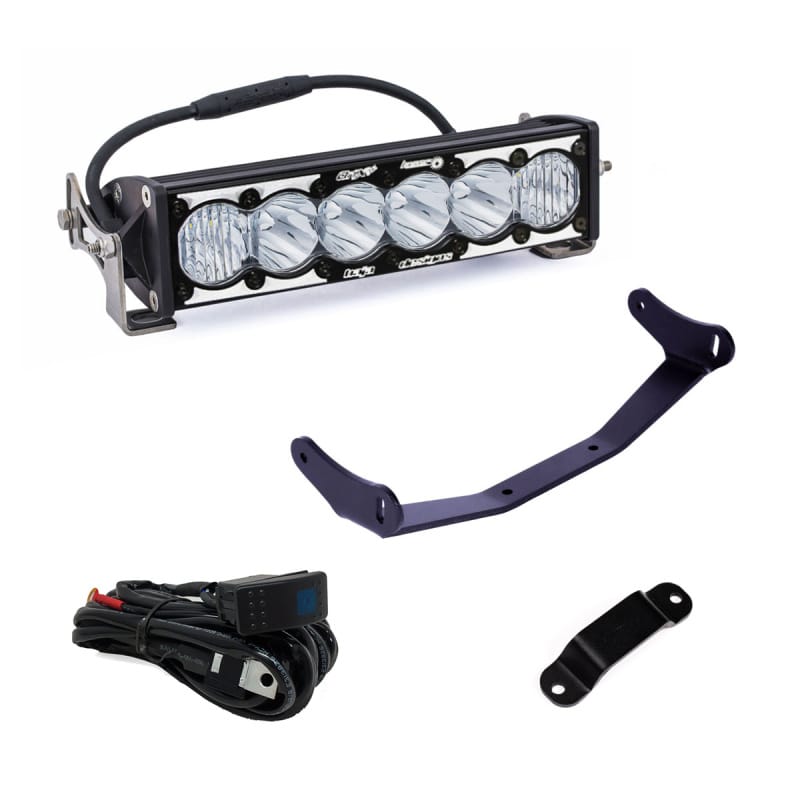 Baja Designs — Baja Designs Can-Am Maverick R 10in OnX6+ Laser Hybrid Shock Tower Kit