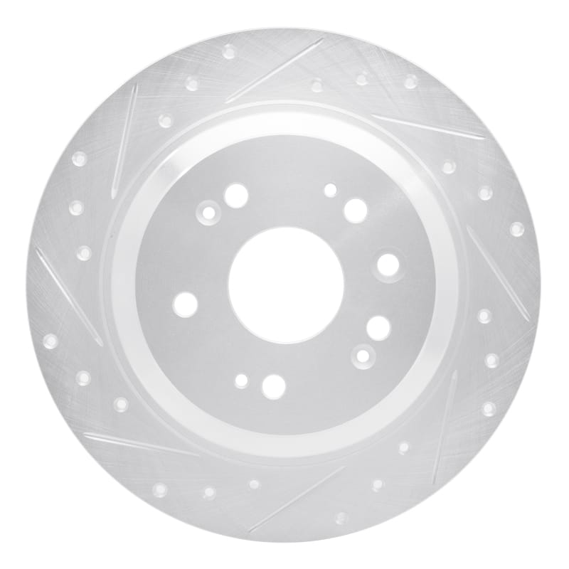 R1 Concepts — R1 10-15 Honda Crosstour Rear Left Drilled & Slotted Silver Brake Rotor
R1 Brake Rotor Drill