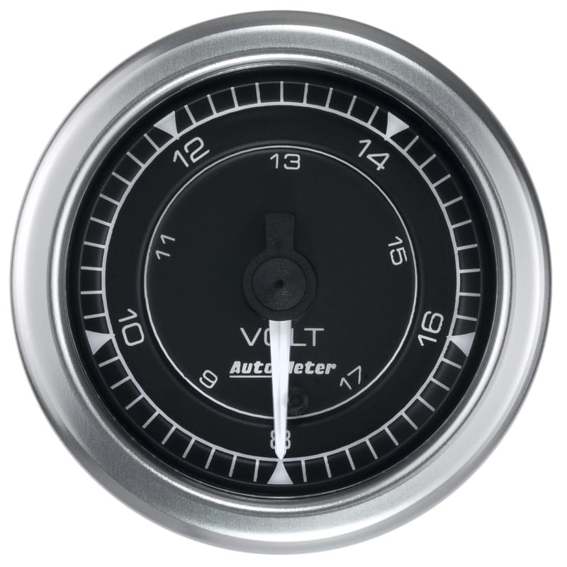 AutoMeter — Autometer Chrono 2-1/16in 18V Voltmeter Gauge
2" VOLTMETR 18V S CH