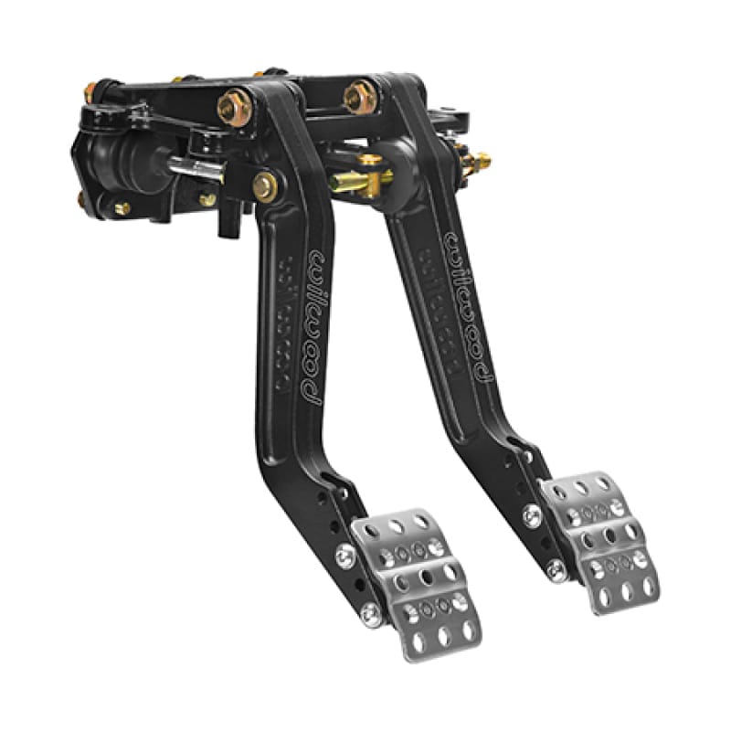 Wilwood — Wilwood Adjustable Balance Bar Brake w/ Offset Clutch Combo - Triple MC - Swing Mount - 5.50-6.25:1